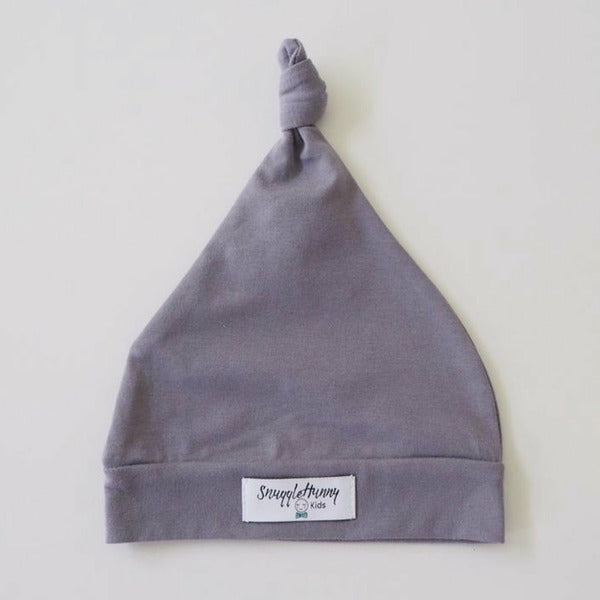 Grey - Knotted Beanie - Ditto kids