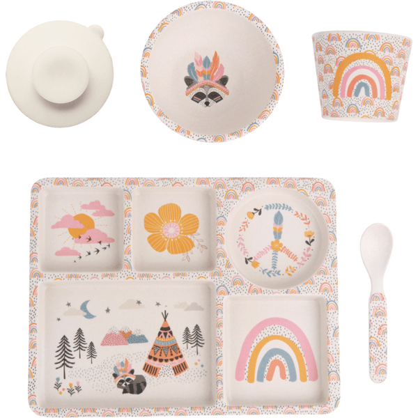 Divided Plate Set - Gypsy Girl - Ditto kids